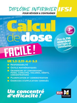 cover image of Calcul de dose facile